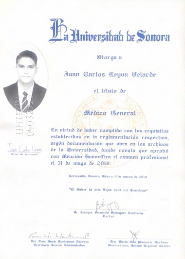 Título de Médico General